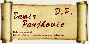 Damir Panjković vizit kartica